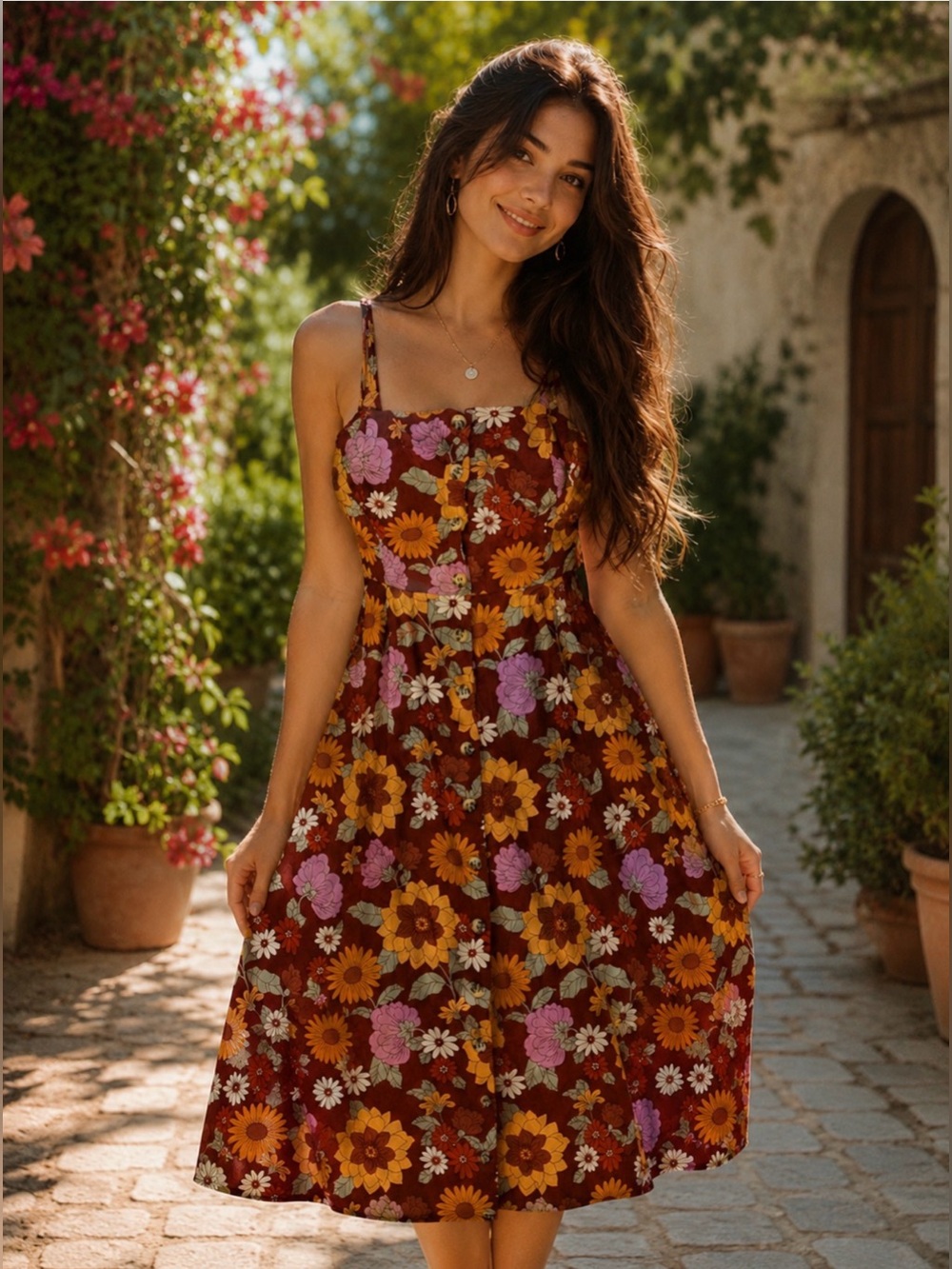 Modcloth x Princess Highway Hannah Floral Sundress.